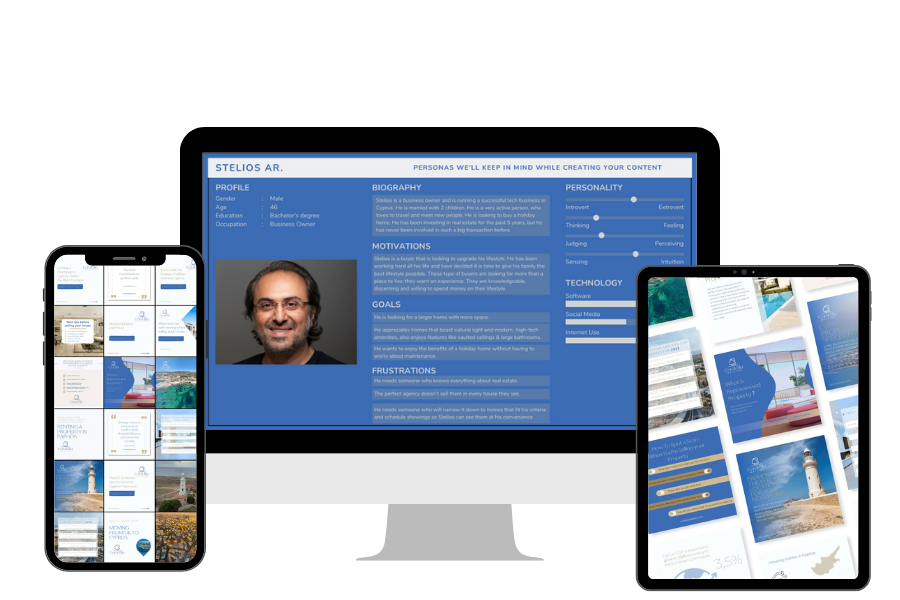 Δημιουργία στρατηγικής & post Social Media για κτηματομεσιτικό γραφείο