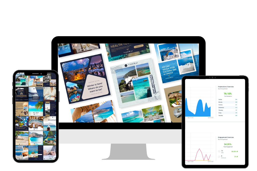 Διαχείριση & δημιουργία περιεχομένου Social Media για business travel company